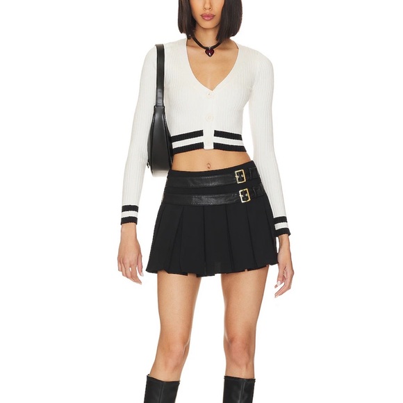 Amanda Uprichard Skirts Amanda Uprichard Sanders Skort In Black